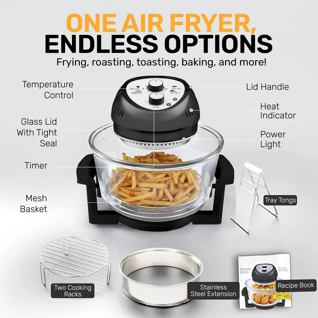 16 Qt Extra Large Air Fryer 2026 New