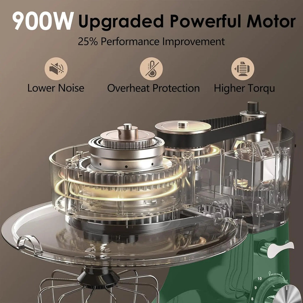 8.5QT Extra Large Stand Kitchen Mixer 900W