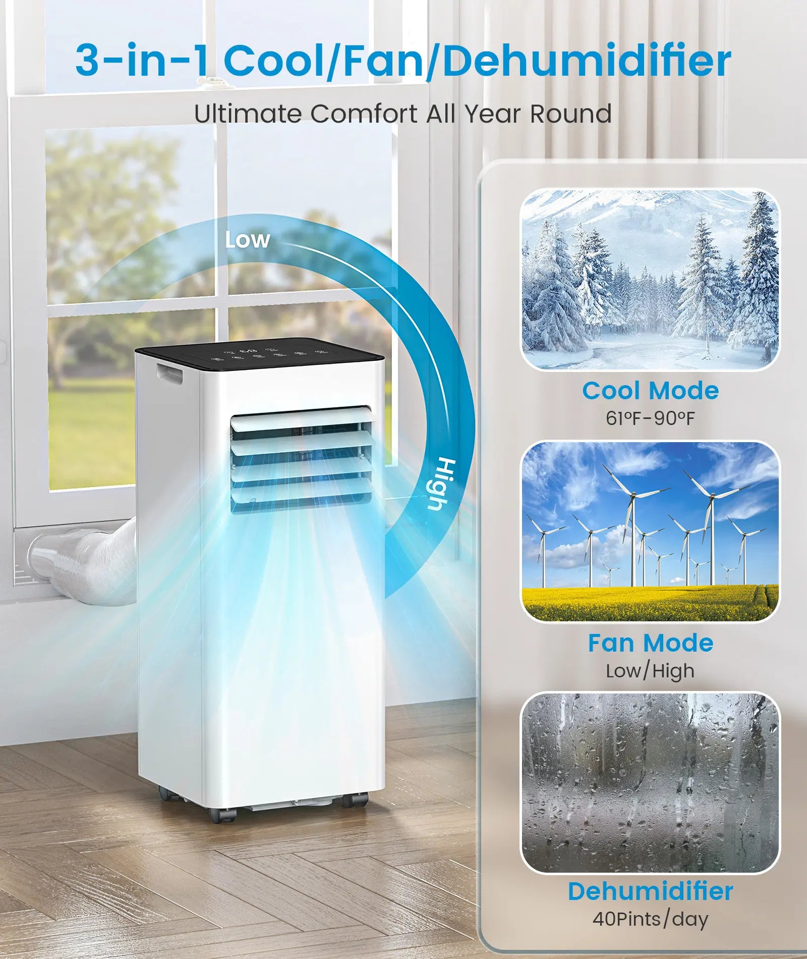 8,000/10,000 BTU Portable Air Conditioners