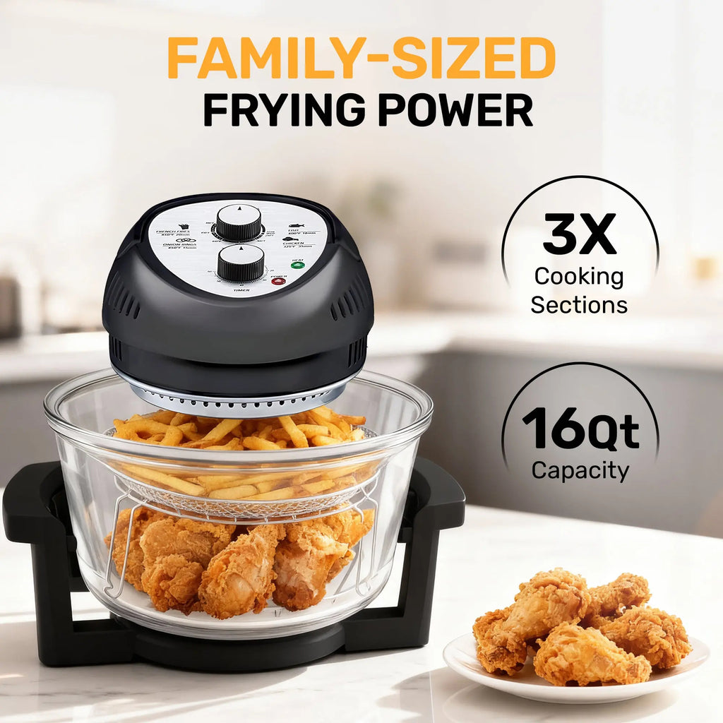 16 Qt Extra Large Air Fryer 2026 New