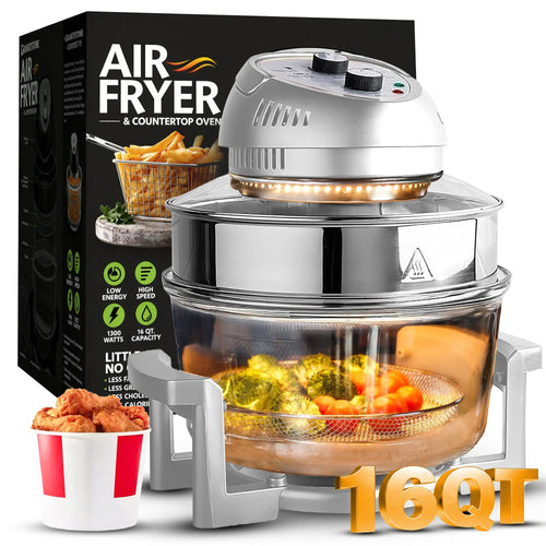 16 Qt Extra Large Air Fryer 2026 New